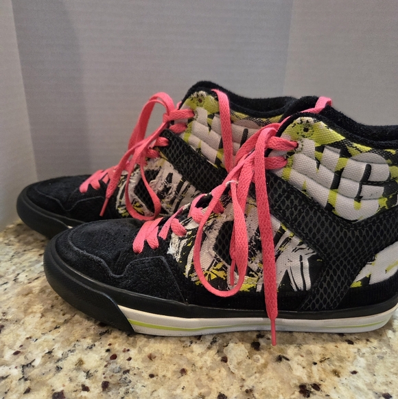 Converse Coolidge 512117 High Top Skate Sneakers Shoes Womens 7 Retro 80's Style - Picture 4 of 7